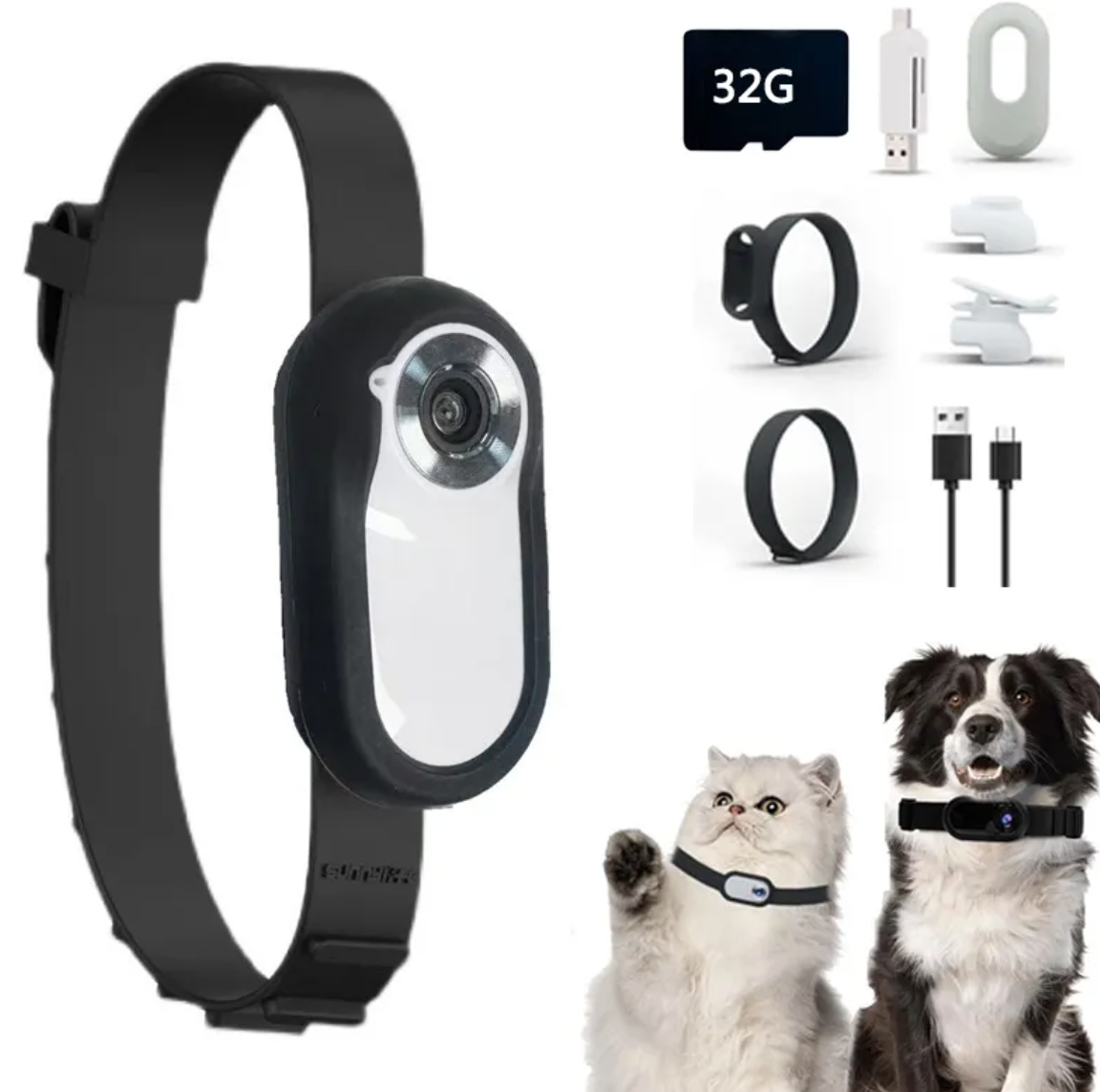 Veylory™ Wireless Pet Collar Camera